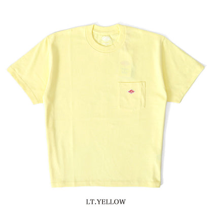 DANTON ダントン ワッペンロゴ 胸ポケット Tシャツ DT-C0198 TCB 無地 半袖Tシャツ メンズ レディース