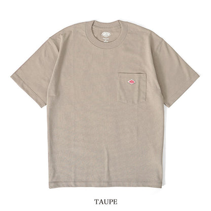 DANTON ダントン ワッペンロゴ 胸ポケット Tシャツ DT-C0198 TCB 無地 半袖Tシャツ メンズ レディース