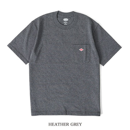 DANTON ダントン ワッペンロゴ 胸ポケット Tシャツ DT-C0198 TCB 無地 半袖Tシャツ メンズ レディース