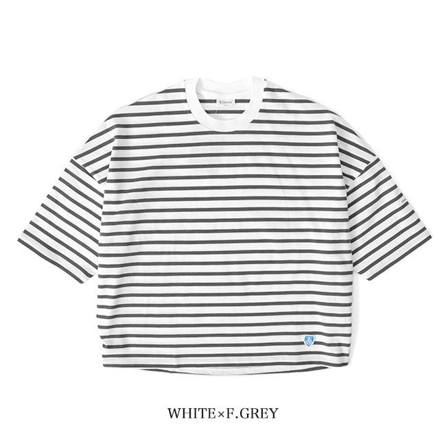 ORCIVAL オーシバル クルーネック ワイドTシャツ OR-C0213 BFJ 無地 ボーター 半袖Tシャツ レディース