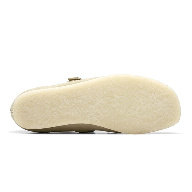 Clarks クラークス WALLABEE T BAR ワラビー Tバーストラップ ローファー 26175665 ベージュ レディース