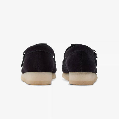 Clarks クラークス WALLABEE T BAR ワラビー Tバーストラップ ローファー 26175666 黒 レディース