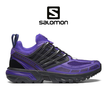SALOMON SNEAKERS サロモンスニーカーズ ACS PRO プロ パフォーマンス スニーカー L47596600 紫 パープル シューズ メンズ