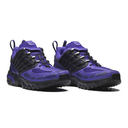 SALOMON SNEAKERS サロモンスニーカーズ ACS PRO プロ パフォーマンス スニーカー L47596600 紫 パープル シューズ メンズ