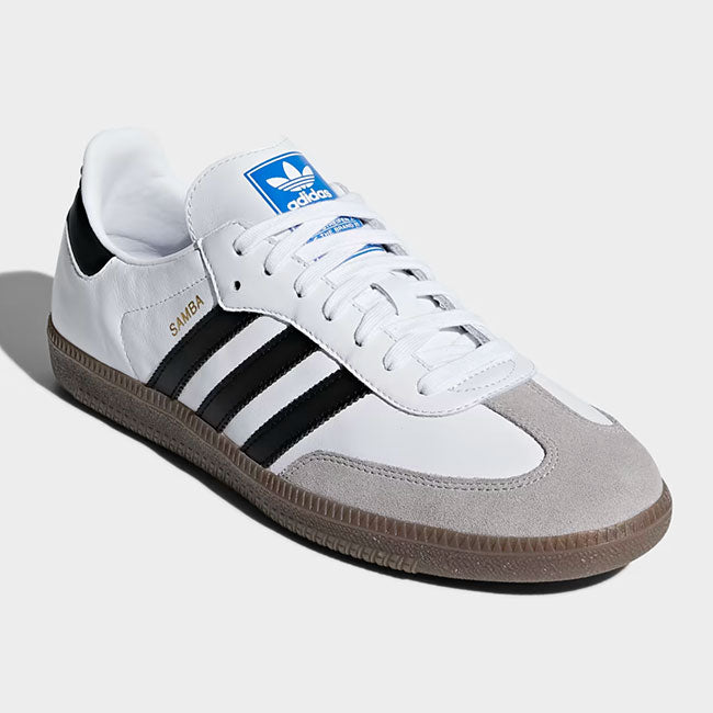 adidas アディダスオリジナルス SAMBA OG サンバ OG レザースニーカー B75806 白 ホワイト シューズ メンズ レディース