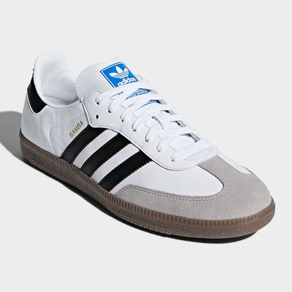 adidas アディダスオリジナルス SAMBA OG サンバ OG レザースニーカー B75806 白 ホワイト シューズ メンズ レディース