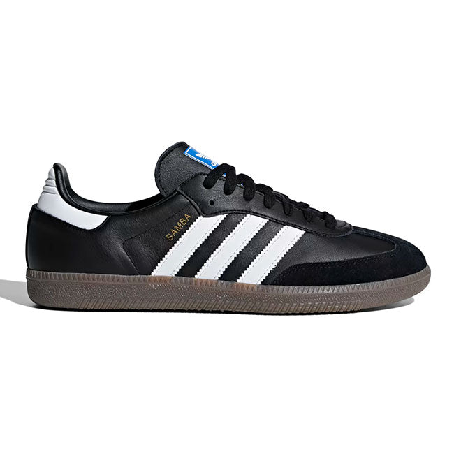 adidas アディダスオリジナルス SAMBA OG サンバ OG レザースニーカー B75807 黒 ブラックシューズ メンズ レディース