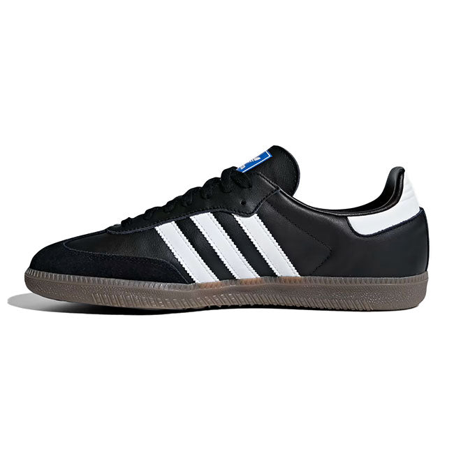 adidas アディダスオリジナルス SAMBA OG サンバ OG レザースニーカー B75807 黒 ブラックシューズ メンズ レディース