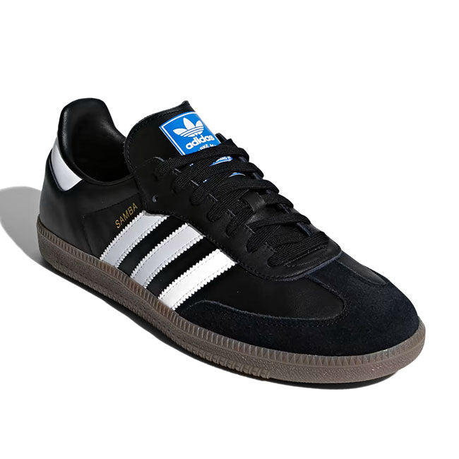adidas アディダスオリジナルス SAMBA OG サンバ OG レザースニーカー B75807 黒 ブラックシューズ メンズ レディース