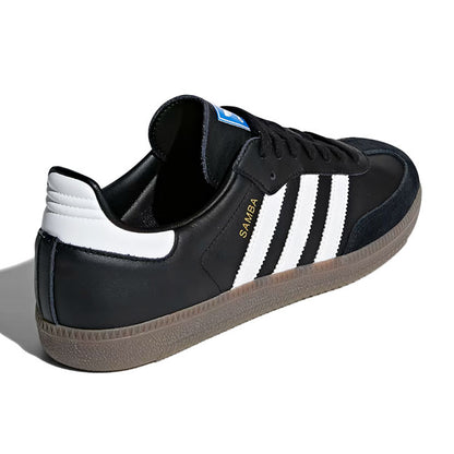 adidas アディダスオリジナルス SAMBA OG サンバ OG レザースニーカー B75807 黒 ブラックシューズ メンズ レディース