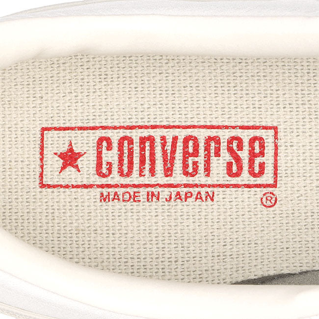 CONVERSE コンバース 日本製 ワンスター J エンボスレザー スニーカー ONE STAR J EB LEATHER 白赤 シューズ メンズ レディース