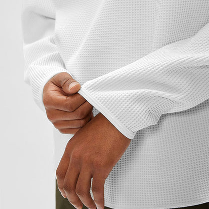 Goldwin ゴールドウィン ワッフルライト サーマル ロンT GM44106 無地 長袖Tシャツ メンズ