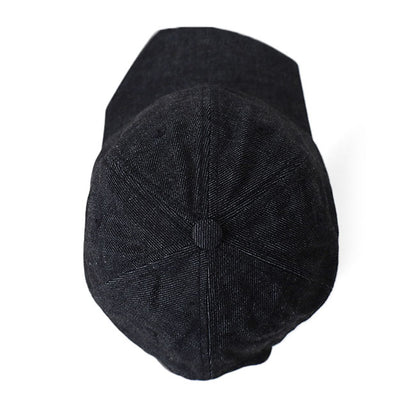 KIJIMA TAKAYUKI RECYCLED DENIM PENTAGON BRIM HAT 251106
