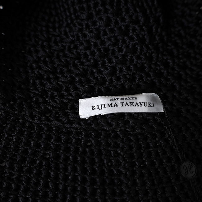 KIJIMA TAKAYUKI POLY KNIT BUCKET HAT KN-251104 **