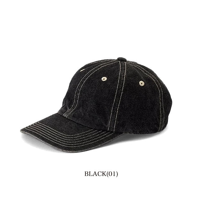 KIJIMA TAKAYUKI RECYCLED DENIM 6PANEL CAP W-251140