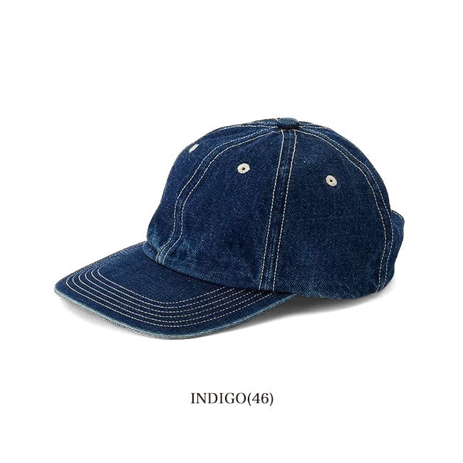 KIJIMA TAKAYUKI RECYCLED DENIM 6PANEL CAP W-251140