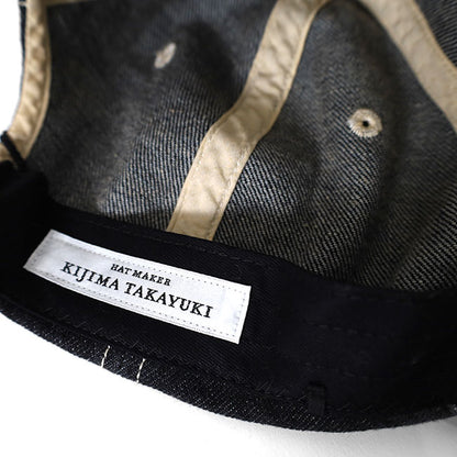 KIJIMA TAKAYUKI RECYCLED DENIM 6PANEL CAP W-251140