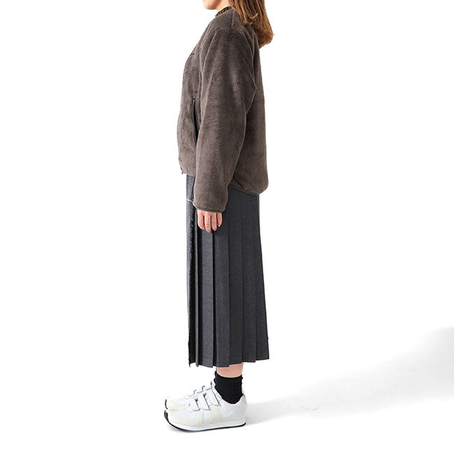 GYMPHLEX ジムフレックス ジップアップ ノーカラー フリースジャケット J-1447 レディース