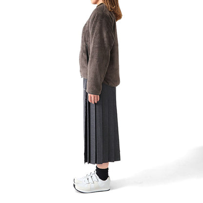 GYMPHLEX ジムフレックス ジップアップ ノーカラー フリースジャケット J-1447 レディース
