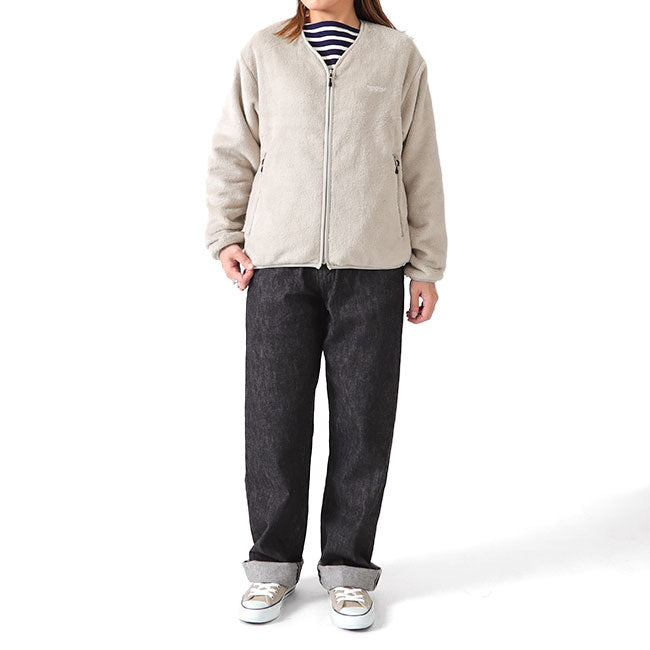 GYMPHLEX ジムフレックス ジップアップ ノーカラー フリースジャケット J-1447 レディース