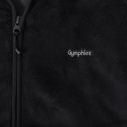 GYMPHLEX ジムフレックス ジップアップ ノーカラー フリースジャケット J-1447 メンズ