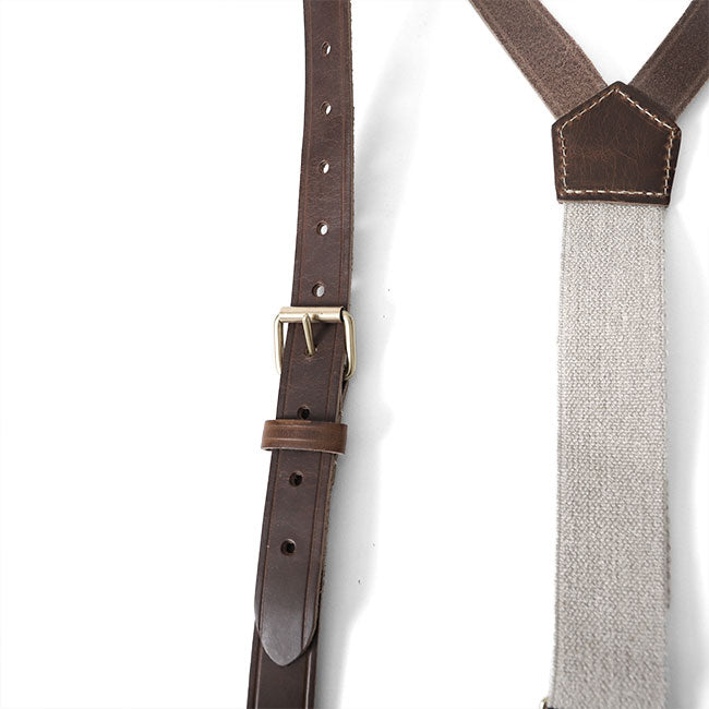 Nigel Cabourn ナイジェルケーボン クロムエクセルレザー サスペンダー 64002 ベルト