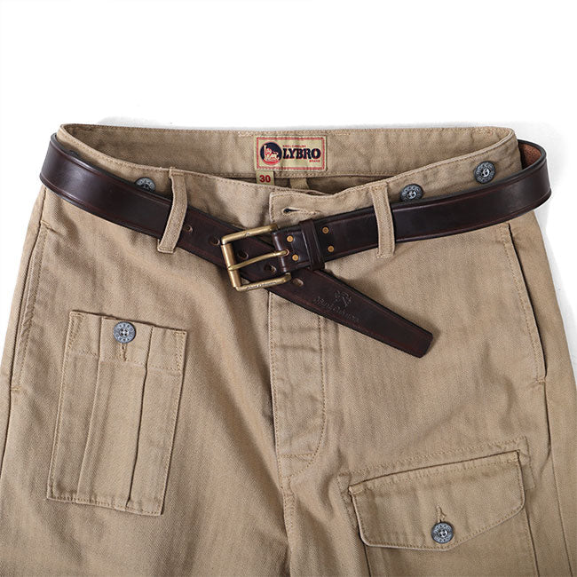 Nigel Cabourn ナイジェルケーボン 40s アーミー クロムエクセル レザーベルト 64015 メンズ レディース