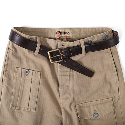 Nigel Cabourn ナイジェルケーボン 40s アーミー クロムエクセル レザーベルト 64015 メンズ レディース