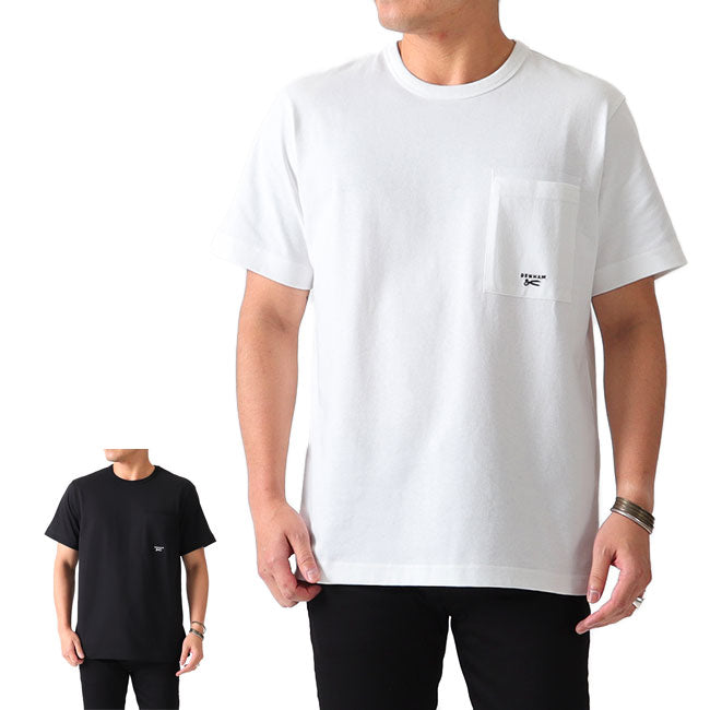 DENHAM デンハム シザーロゴ 刺繍 胸ポケット Tシャツ AMERICANA DENHAM TEE HCJ 半袖Tシャツ メンズ