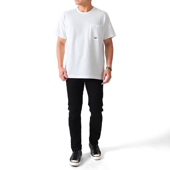 DENHAM デンハム シザーロゴ 刺繍 胸ポケット Tシャツ AMERICANA DENHAM TEE HCJ 半袖Tシャツ メンズ