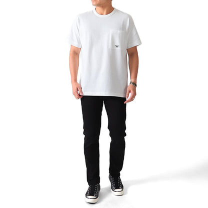 DENHAM デンハム シザーロゴ 刺繍 胸ポケット Tシャツ AMERICANA DENHAM TEE HCJ 半袖Tシャツ メンズ