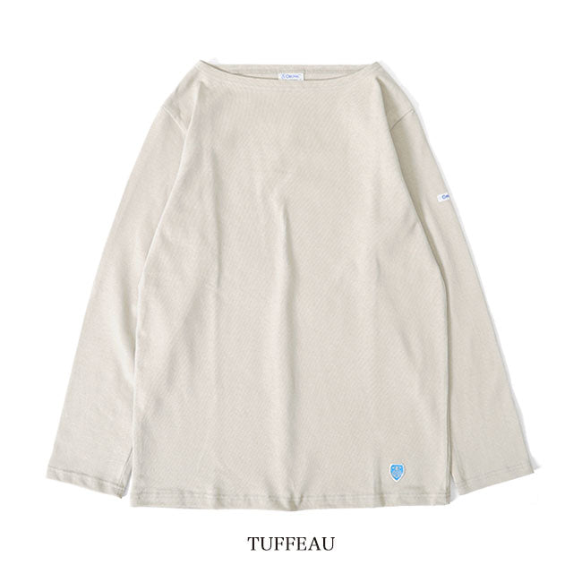 ORCIVAL オーシバル コットンロード 無地 フレンチバスクシャツ B211 マリン カットソー ロンT (メンズ レディース)