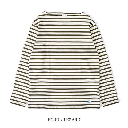 ORCIVAL オーシバル コットンロード ボーダー フレンチバスクシャツ B211 マリン カットソー ロンT (メンズ)