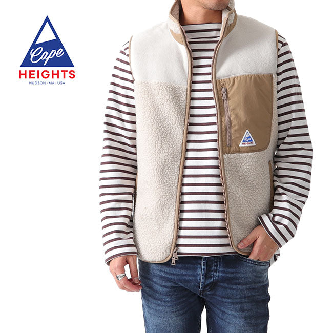 Cape Heights ケープハイツ WOLCOTT フリースベスト CHM221526219 レトロX (メンズ)
